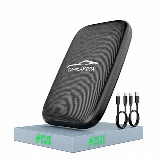 ByteBack - SmartDrive 5 w 1: Bezprzewodowy CarPlay i Android Auto z AI oraz dostępem do YouTube i Netflix